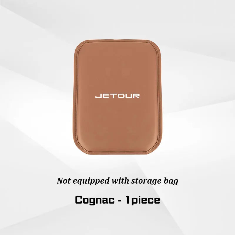 For Jetour T3 X70 X70SMX90 PLUS Dashing X-1 X95 L6 i-DM Leather Car Armrest Box Mat Accessories Center Console Protector Cushion