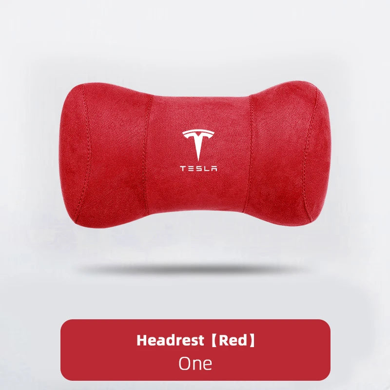 Car Seat Headrest Memory Cotton Cervical Spine Protection Pillow For Tesla Model 3 Highland 2023 Model S Model X Model Y