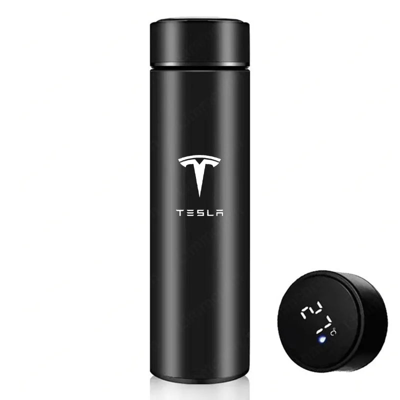 500ML Portable Stainless Steel Water Bottle Water Cup For Tesla Model 3 Model S Model X Model Y Interior Accessories Travel Mug