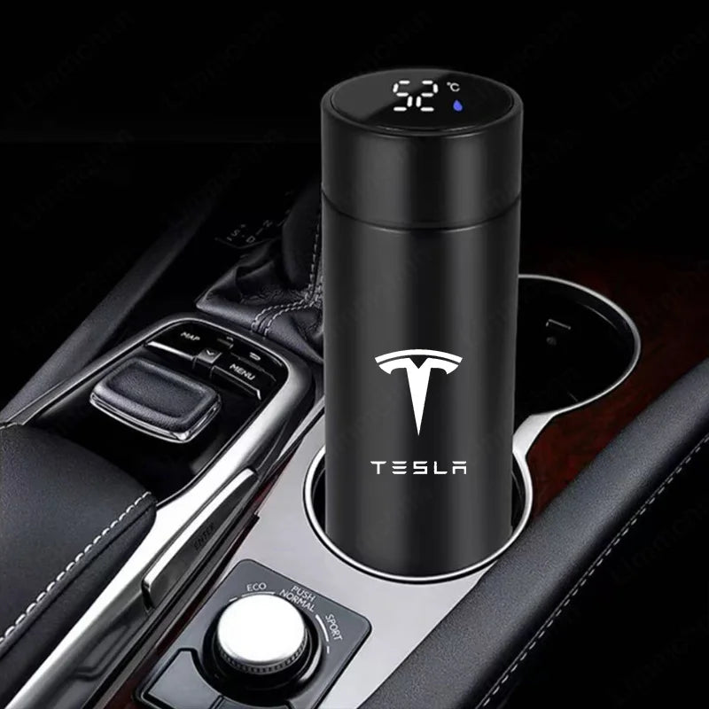 500ML Portable Stainless Steel Water Bottle Water Cup For Tesla Model 3 Model S Model X Model Y Interior Accessories Travel Mug