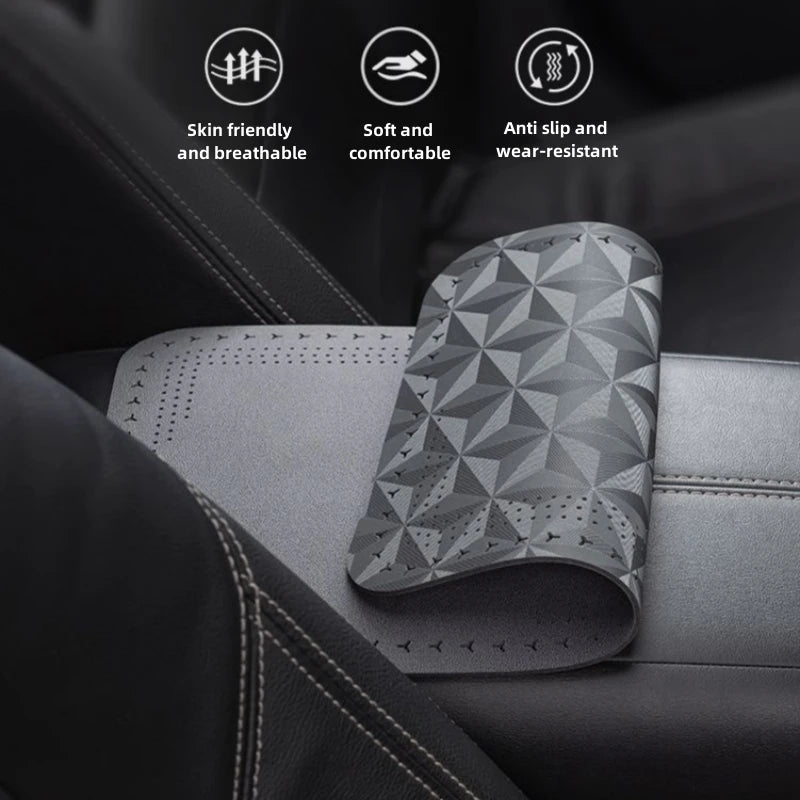 Suede Car Central Armrest Mat Console Arm Rest Seat Mat For Chery Jetour X7 X7SM X9 X95 DASHING i-DM T2 T3 Car Accessories