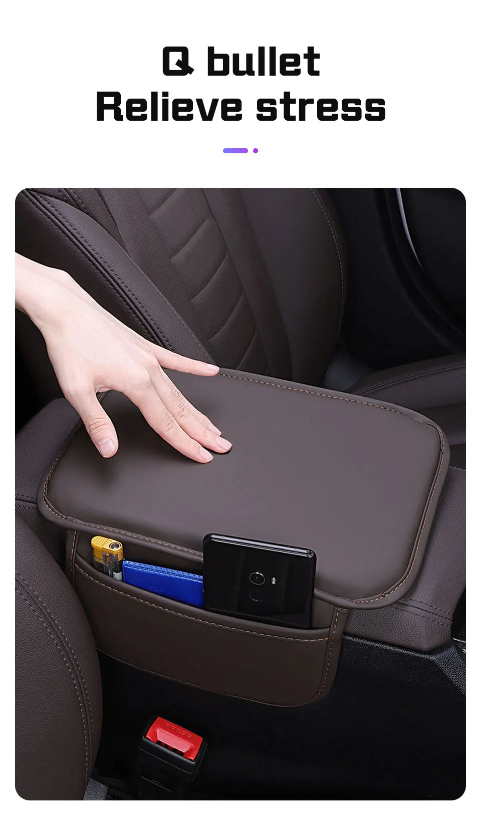 For Jetour T3 X70 X70SMX90 PLUS Dashing X-1 X95 L6 i-DM Leather Car Armrest Box Mat Accessories Center Console Protector Cushion