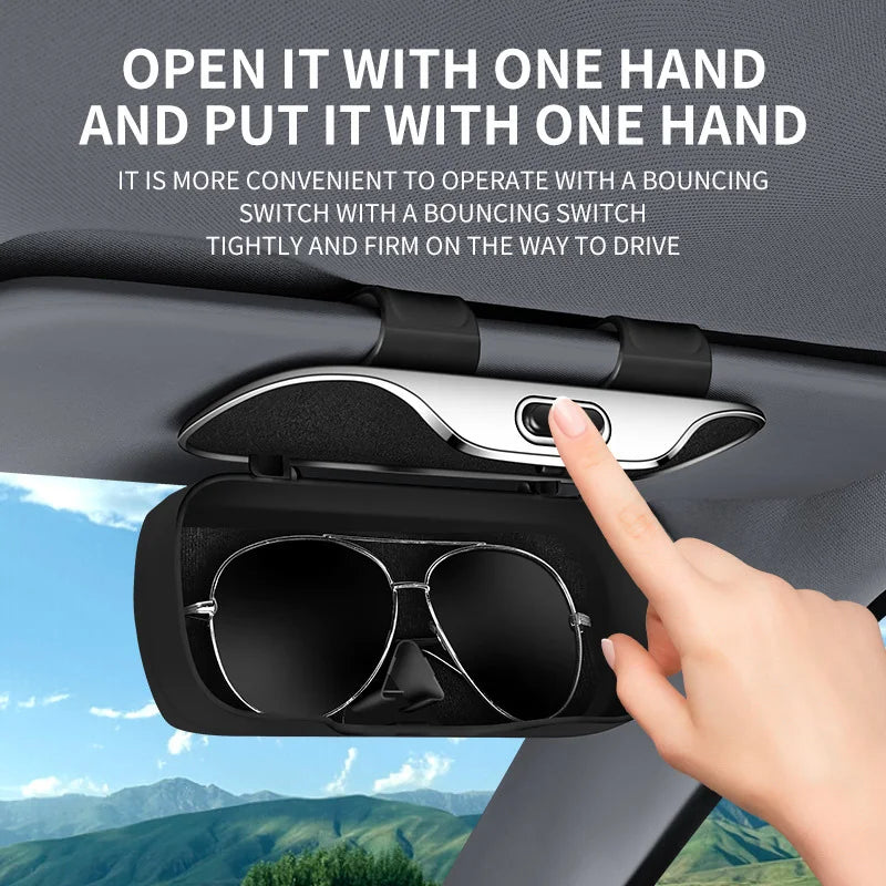 For Jetour T2 Dashing T1 Traveller X70 DASHING X50 X90 X95 Plus L9 Accessories Car Visor Sunglasses Car Glasses Case Clip Box