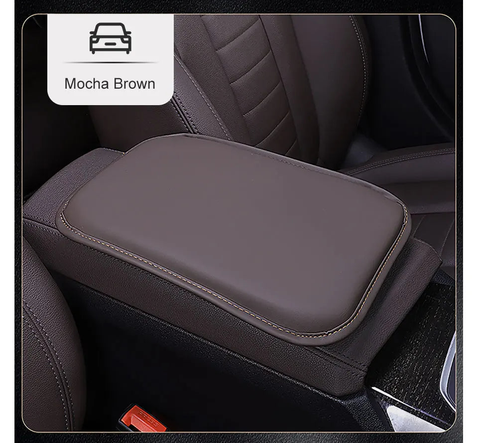For Jetour T3 X70 X70SMX90 PLUS Dashing X-1 X95 L6 i-DM Leather Car Armrest Box Mat Accessories Center Console Protector Cushion