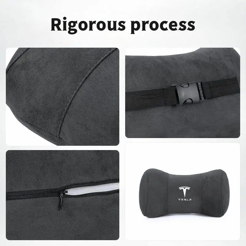 Car Seat Headrest Memory Cotton Cervical Spine Protection Pillow For Tesla Model 3 Highland 2023 Model S Model X Model Y