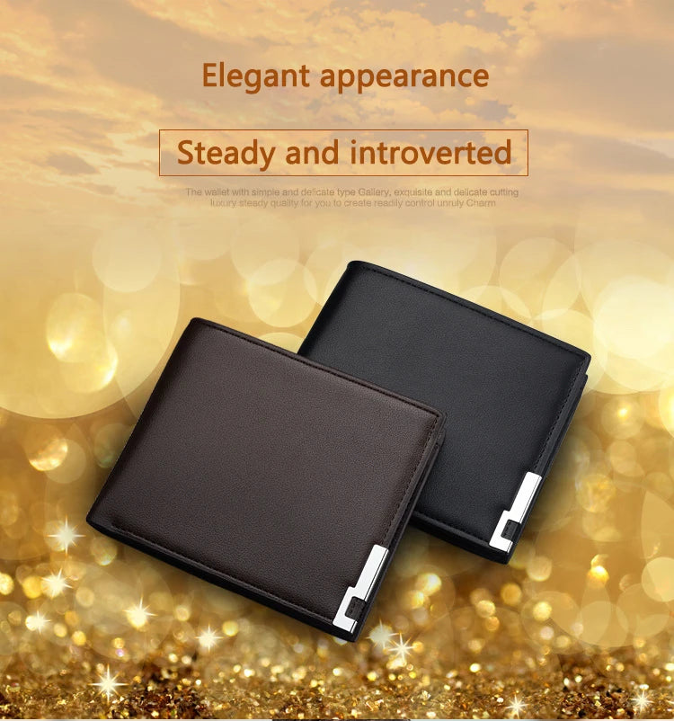 New Leather Car Short Men Wallet Purse With Card Holder License Accessories For Tesla Model 3 X Model Y Juniper Roadster SpaceX