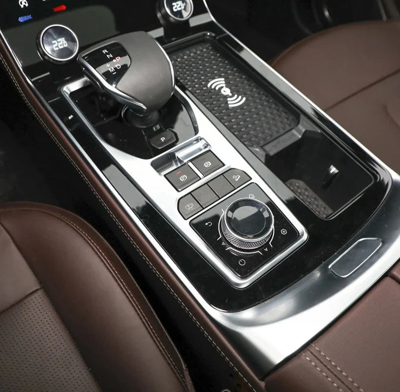 Fit Gearbox Stick Shift Collars Handle Protector Salon Gear Lever Cover Shifter Knob Leather Case For JETOUR X70 X90 PLUS