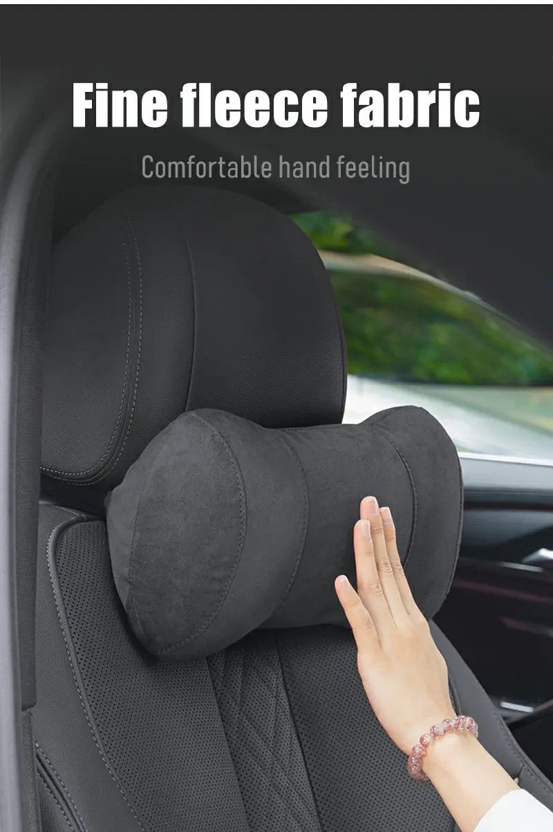 Car Seat Headrest Memory Cotton Cervical Spine Protection Pillow For Tesla Model 3 Highland 2023 Model S Model X Model Y