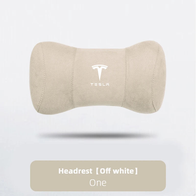 Car Seat Headrest Memory Cotton Cervical Spine Protection Pillow For Tesla Model 3 Highland 2023 Model S Model X Model Y
