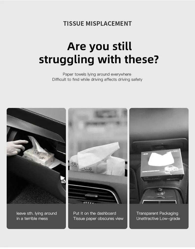 Car Tissue Box Car Interior Accessories For Chery Jetour X70 X70SM X90 X95 DASHING T2 T3 Leather Tissue Storage Bag Kleenex Case