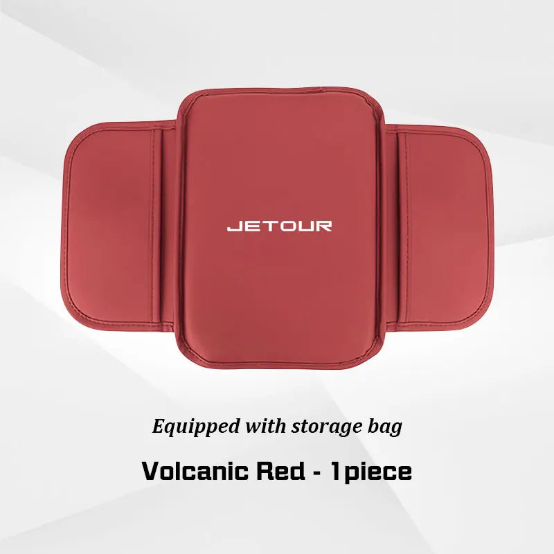 For Jetour T3 X70 X70SMX90 PLUS Dashing X-1 X95 L6 i-DM Leather Car Armrest Box Mat Accessories Center Console Protector Cushion