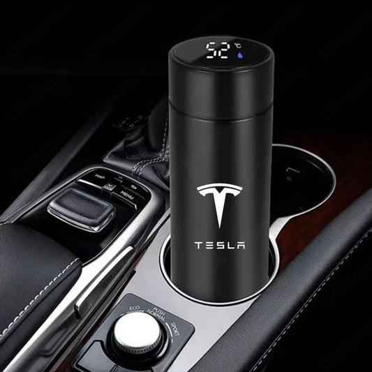 500ML Portable Stainless Steel Water Bottle Water Cup For Tesla Model 3 Model S Model X Model Y Interior Accessories Travel Mug