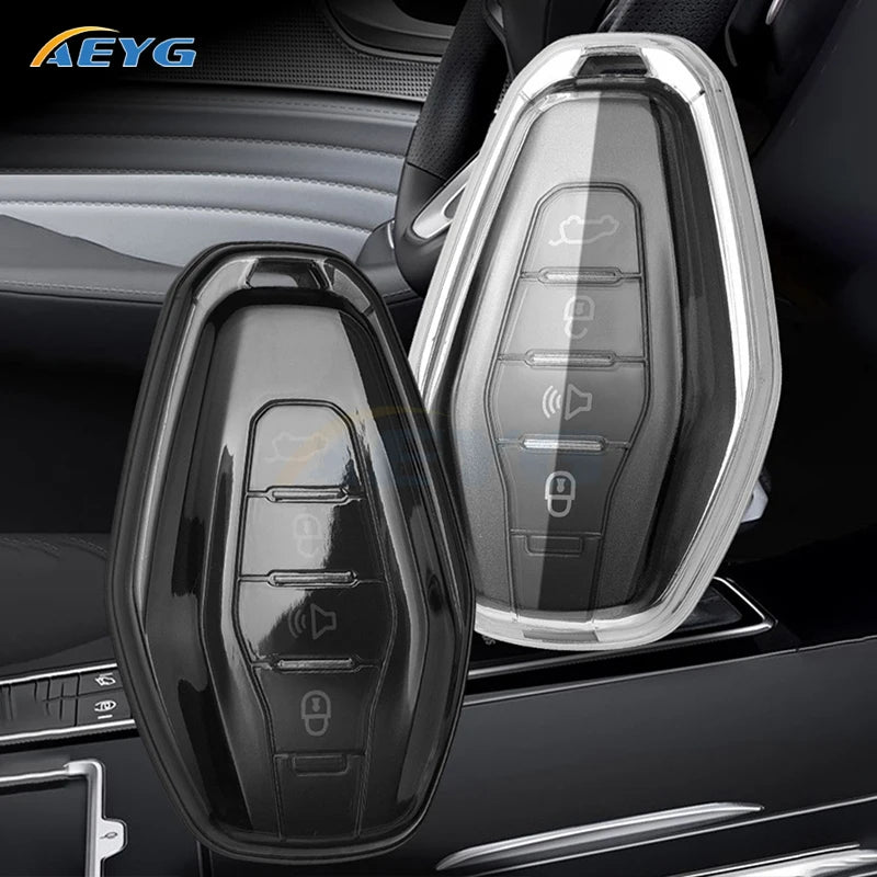 TPU Car Remote Key Case Cover For Chery Jetour X70 X90 X95 Plus 2020 2021 2022 Remote Holder Keychain Accessories