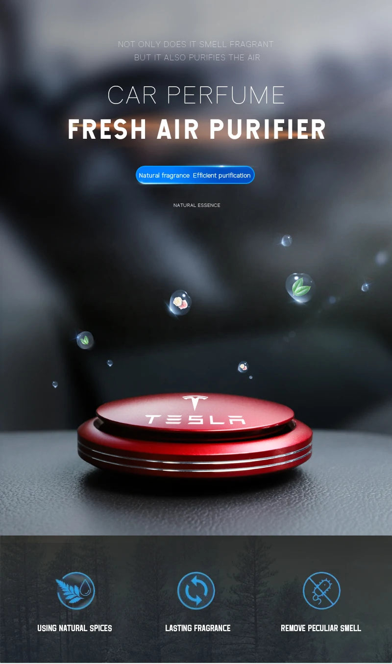 Car Air Freshener Cologne Fragrance Diffuser Perfume Accessories For Tesla Model 3 Highland 2023 Model S Model X Model Y