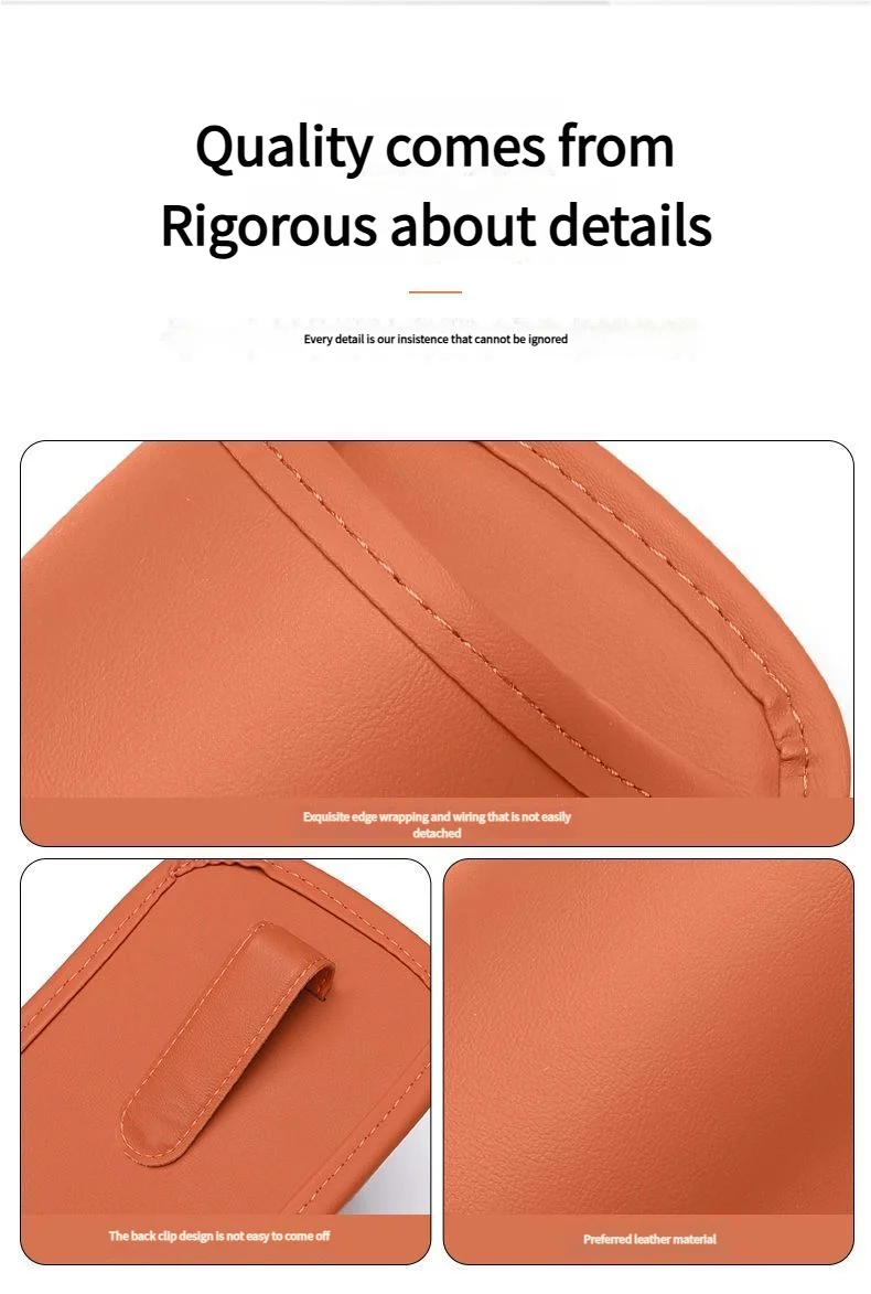 Leather Water Cup Storage Box By The Car Door And Beverage And On The Back Of The Seat For Tesla Model 3 Model S Model X Model Y