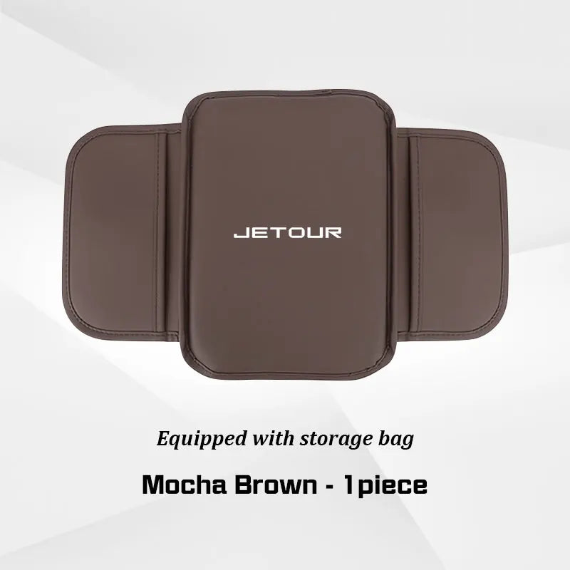 For Jetour T3 X70 X70SMX90 PLUS Dashing X-1 X95 L6 i-DM Leather Car Armrest Box Mat Accessories Center Console Protector Cushion