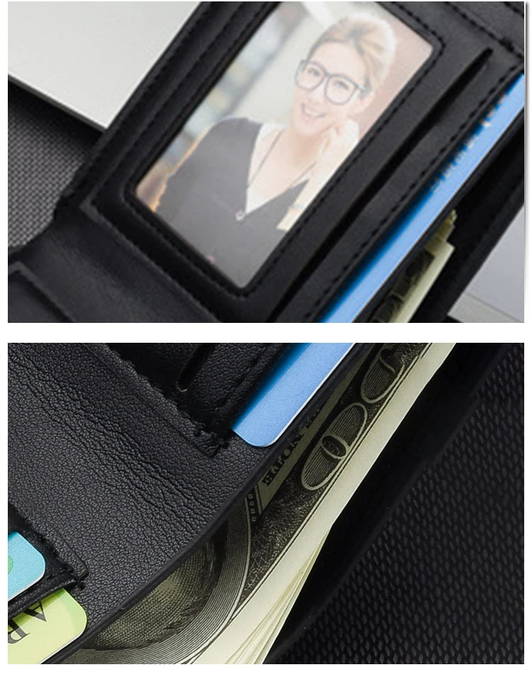 New Leather Car Short Men Wallet Purse With Card Holder License Accessories For Tesla Model 3 X Model Y Juniper Roadster SpaceX