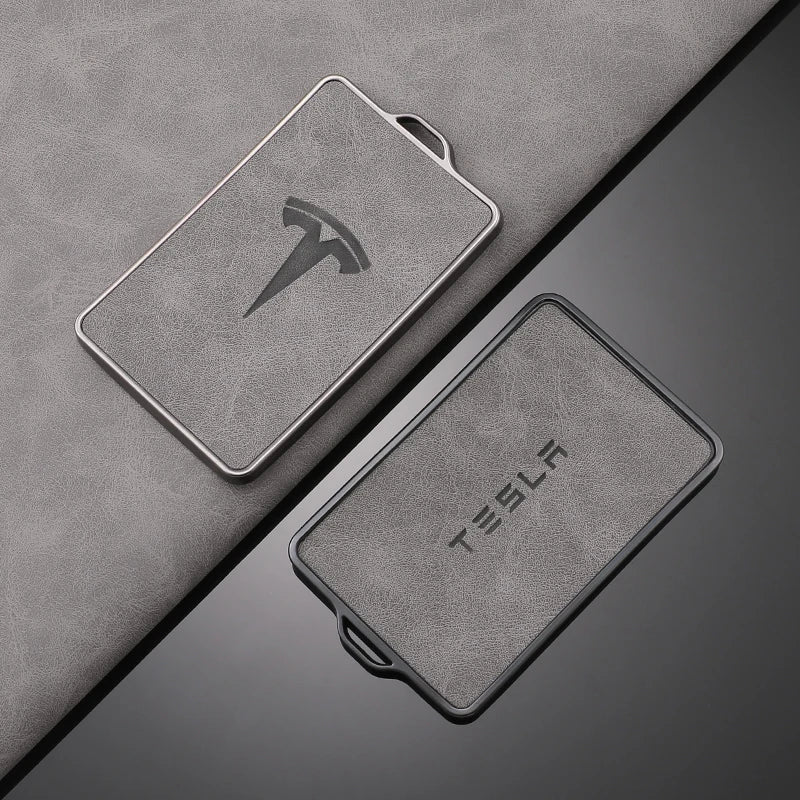 TPU Leather Car NFC Key Case Cover Protector Holder Shell Fob For Tesla Model 3 Model S Model X Model Y Keyless Auto Accessories