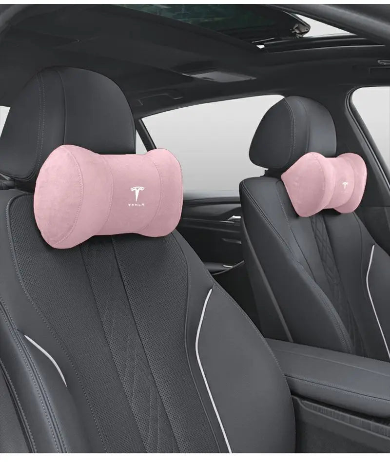 Car Seat Headrest Memory Cotton Cervical Spine Protection Pillow For Tesla Model 3 Highland 2023 Model S Model X Model Y