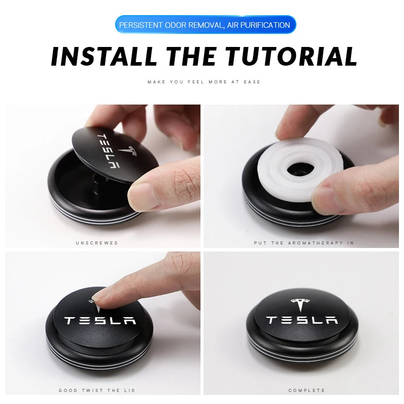 Car Air Freshener Cologne Fragrance Diffuser Perfume Accessories For Tesla Model 3 Highland 2023 Model S Model X Model Y