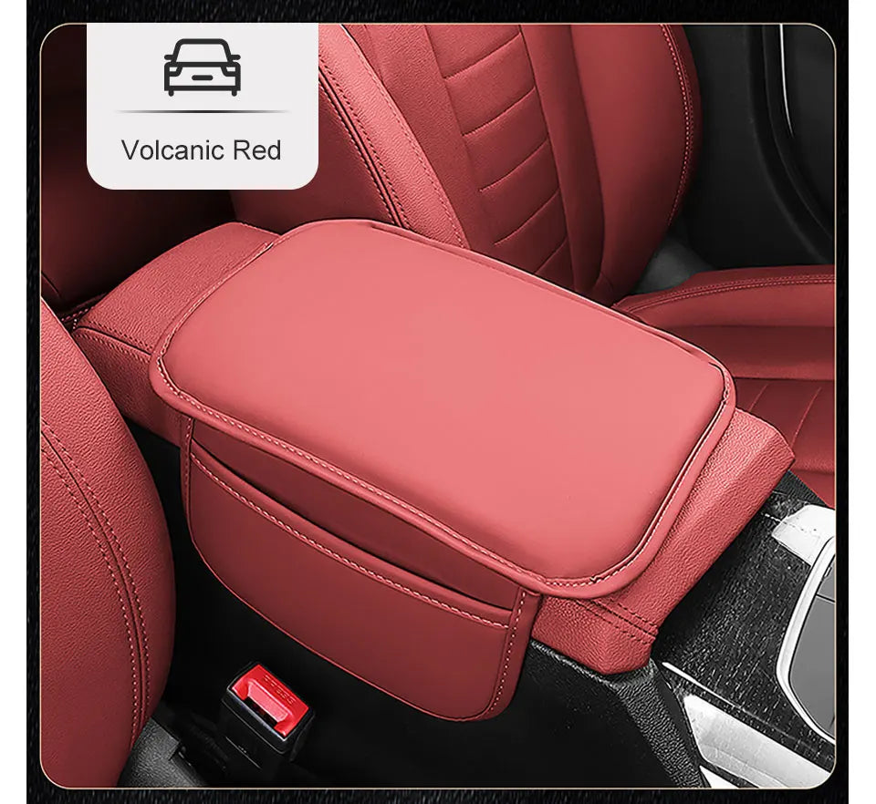 For Jetour T3 X70 X70SMX90 PLUS Dashing X-1 X95 L6 i-DM Leather Car Armrest Box Mat Accessories Center Console Protector Cushion