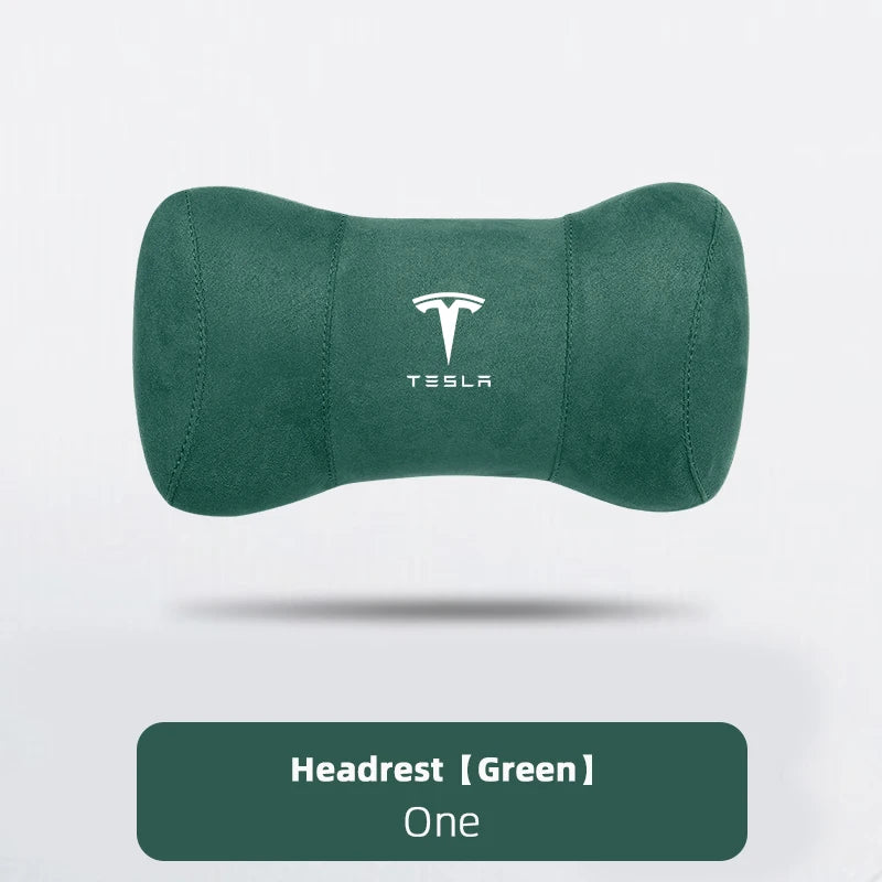 Car Seat Headrest Memory Cotton Cervical Spine Protection Pillow For Tesla Model 3 Highland 2023 Model S Model X Model Y