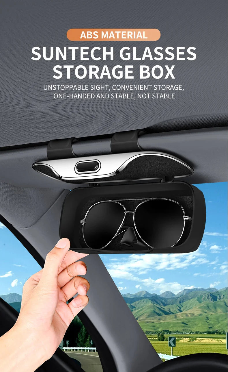 For Jetour T2 Dashing T1 Traveller X70 DASHING X50 X90 X95 Plus L9 Accessories Car Visor Sunglasses Car Glasses Case Clip Box