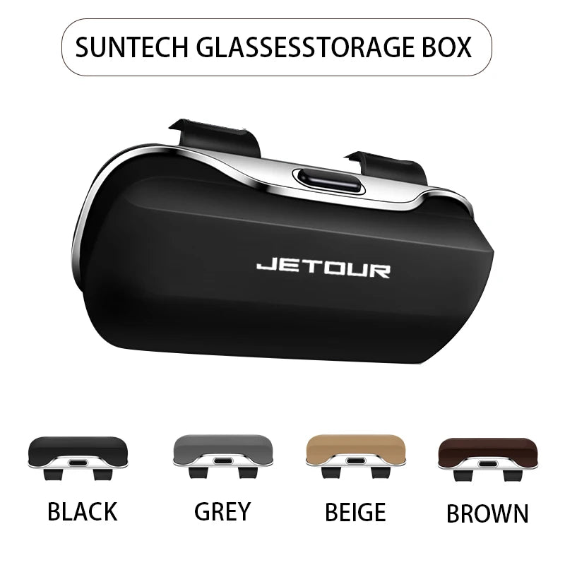 For Jetour T2 Dashing T1 Traveller X70 DASHING X50 X90 X95 Plus L9 Accessories Car Visor Sunglasses Car Glasses Case Clip Box